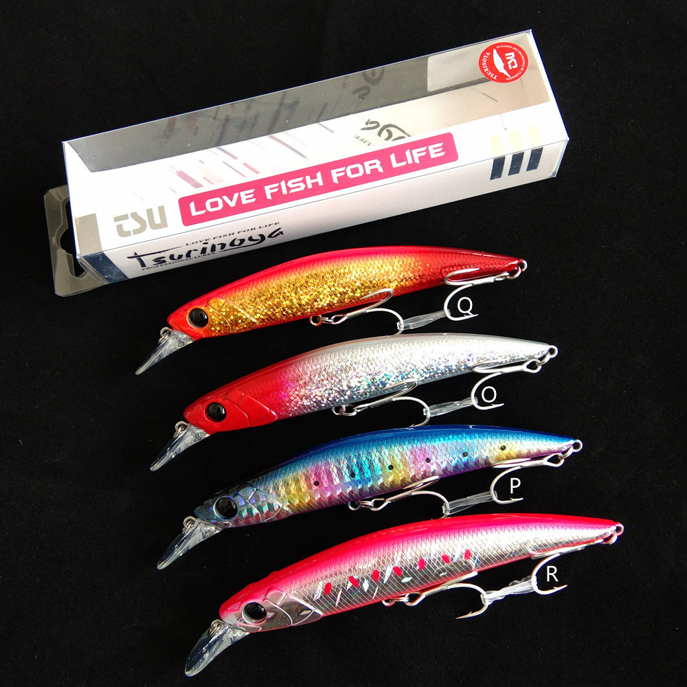 

Baits Lures TSURINOYA 4PCS DW77 Sinking Wobbler Minnow Lure 110mm 22g Artificial Saltwater Hard Bait for Trout Pike Sea Bass Fishing Tackle 221111