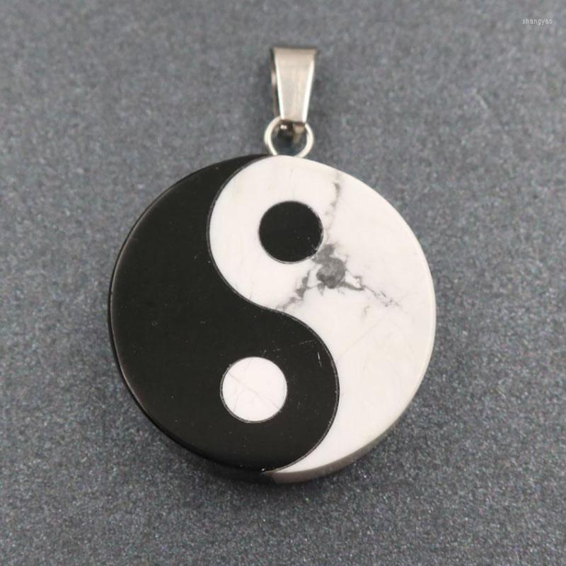Pendant Necklaces YJXP Ethnic Yin Yang Pendants Reiki Natural Stone Black Agates White Turquoises Tai Chi Bagua Map Charms Amulet Jewelry
Pendant Necklaces YJXP Ethnic Yin Yang Pendants Reiki Natural Stone Black Agates White Turquoises Tai Chi Bagua Map Charms Amulet Jewelry