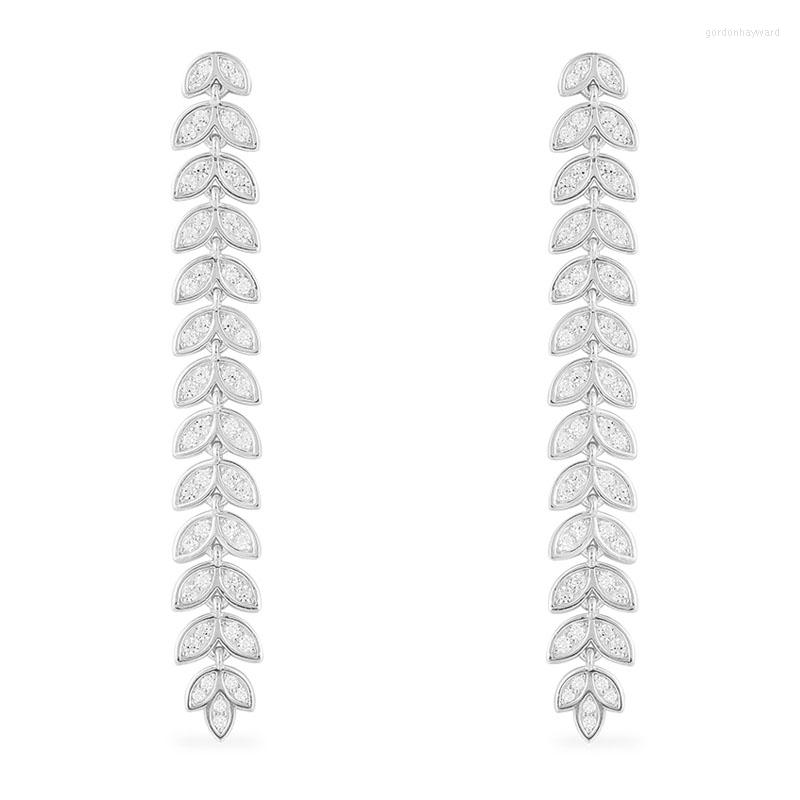 Dangle Earrings Baoyocn High Quality Fashion 925 Sterling Silver Paved Cubic Zirconia Stones Palm Leaves Drop For Women Brand Jewelry
Dangle Earrings Baoyocn High Quality Fashion 925 Sterling Silver Paved Cubic Zirconia Stones Palm Leaves Drop For Women Brand Jewelry