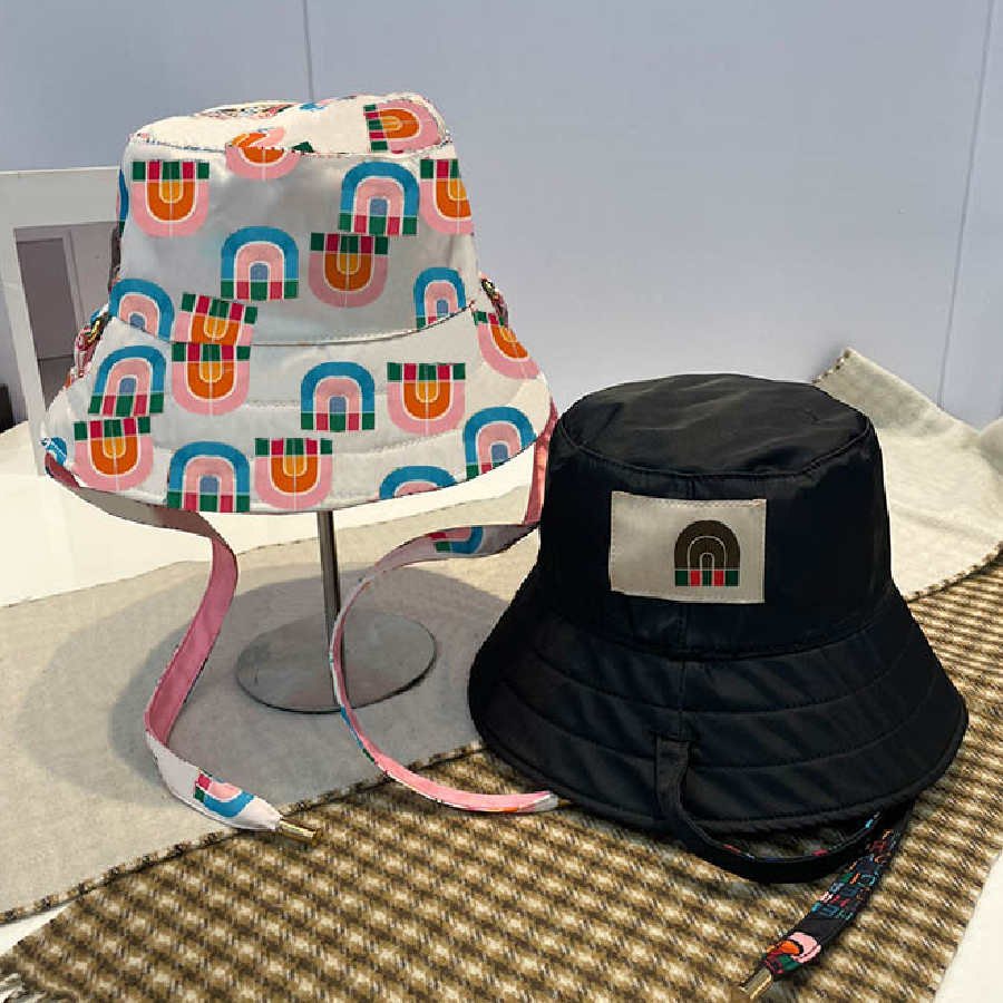 Reversible Hat Bucket Hats Ball Cap Beanie for Mens Woman Fashion Caps Available In 2 Colors