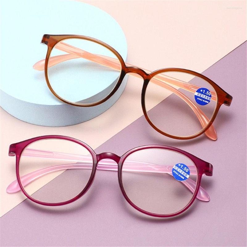 Sunglasses Fashion Reading Glasses Round Frame Anti-Blue Light Presbyopia Eyeglasses Women Men Portable Ultralight Eyewear 1.0- 4.0
Sunglasses Fashion Reading Glasses Round Frame Anti-Blue Light Presbyopia Eyeglasses Women Men Portable Ultralight Eyewear 1.0- 4.0