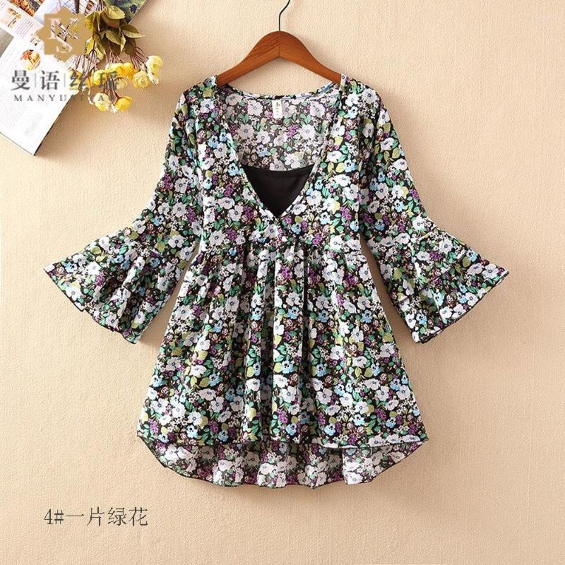 Women's Blouses Ladies 2022 Two Piece Set Plus Size Chiffon Shirts Summer Half Sleeve Loose V-Neck Women Casual Blouse Autumn Cute Tops, Green
Women's Blouses Ladies 2022 Two Piece Set Plus Size Chiffon Shirts Summer Half Sleeve Loose V-Neck Women Casual Blouse Autumn Cute Tops, Green