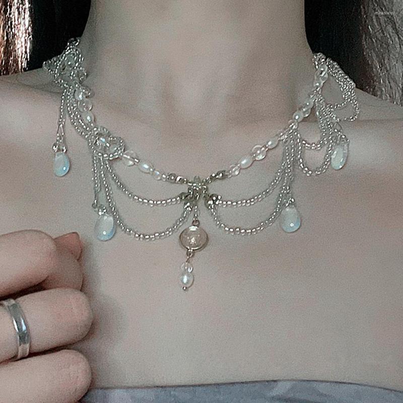 Choker Imitation Pearl Crystal Pendant Clavicle Chain Necklace For Women Multilayer Exquisite Shiny Fashion Jewelry
Choker Imitation Pearl Crystal Pendant Clavicle Chain Necklace For Women Multilayer Exquisite Shiny Fashion Jewelry