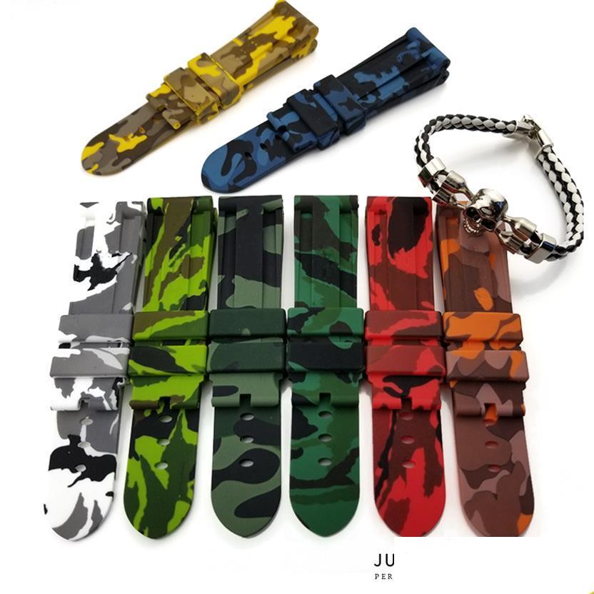 Watch Bands 24Mm 22Mm 26Mm Colorf Waterproof Rubber Sile Watch Band Strap Pin Buckle Watchband For Panerai Pam Man Camouflag269A Dro Otw7B
Watch Bands 24Mm 22Mm 26Mm Colorf Waterproof Rubber Sile Watch Band Strap Pin Buckle Watchband For Panerai Pam Man Camouflag269A Dro Otw7B