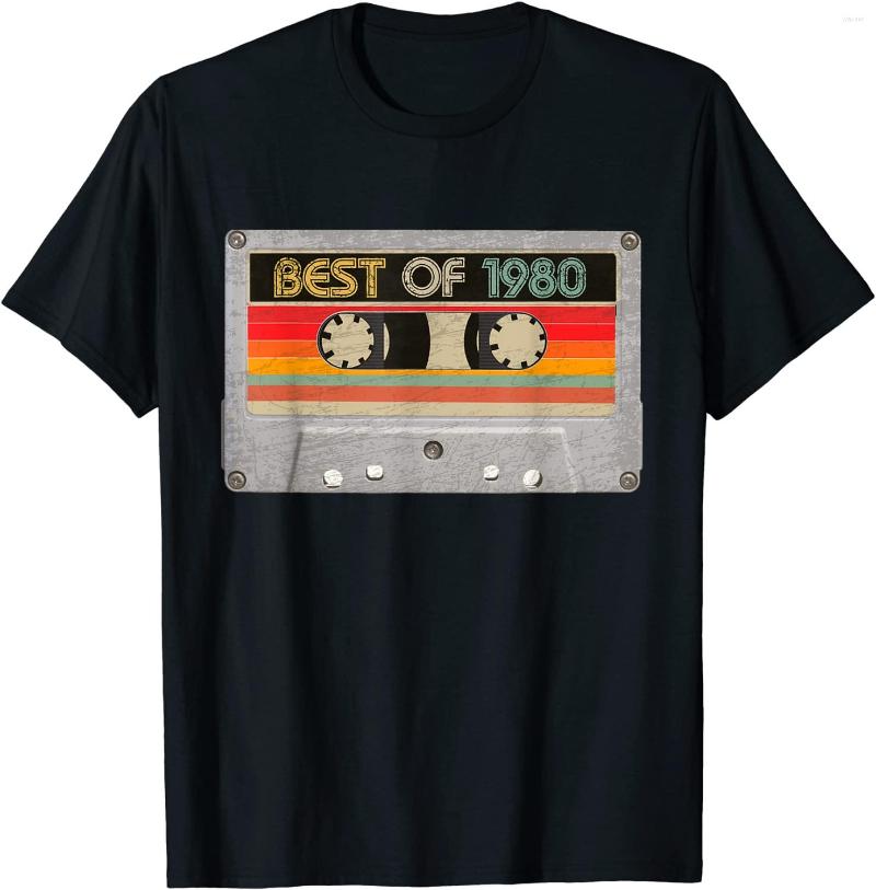 Men' T Shirts 2022 Summer Arrival Selling Print 1980 41st Birthday Gifts Cassette Tape Vintage T-Shirt Short Sleeve For Unisex, Black
Men' T Shirts 2022 Summer Arrival Selling Print 1980 41st Birthday Gifts Cassette Tape Vintage T-Shirt Short Sleeve For Unisex, Black
