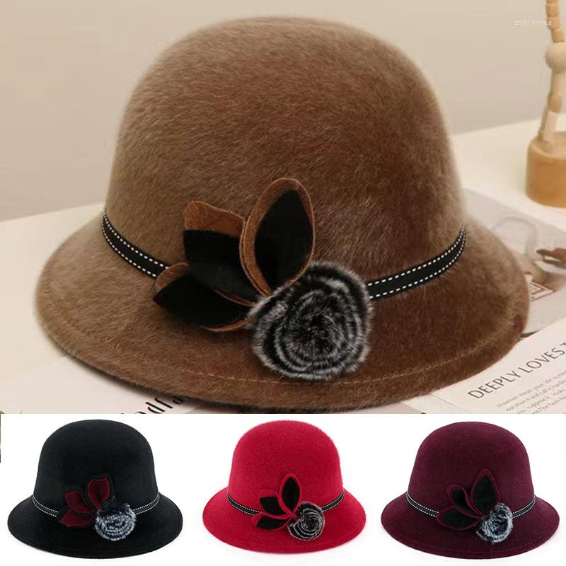 Berets Autumn Winter Wool Women Hat Elegant Vintage Bowknot Ladies Dome Felt Wedding Jazz Cap Simple Female Bow Bowler
Berets Autumn Winter Wool Women Hat Elegant Vintage Bowknot Ladies Dome Felt Wedding Jazz Cap Simple Female Bow Bowler