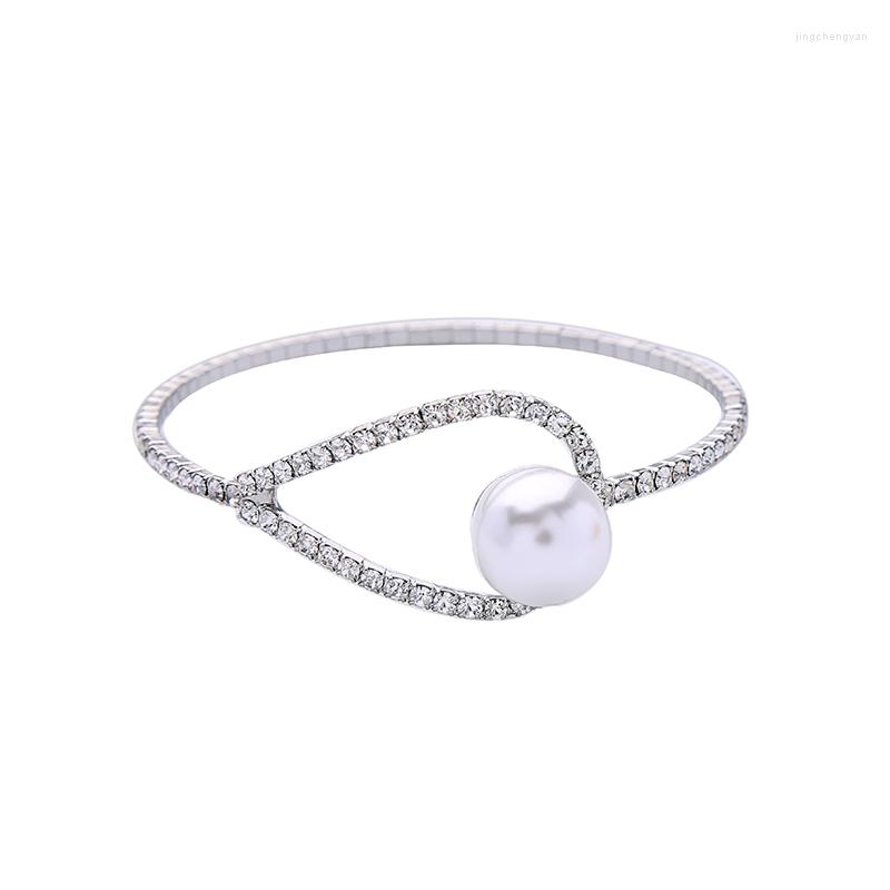 Bangle Female Wedding Accessories Elegant Crystal Chain Acrylic For Women Fashion Jewelry Imitation Pearl
Bangle Female Wedding Accessories Elegant Crystal Chain Acrylic For Women Fashion Jewelry Imitation Pearl