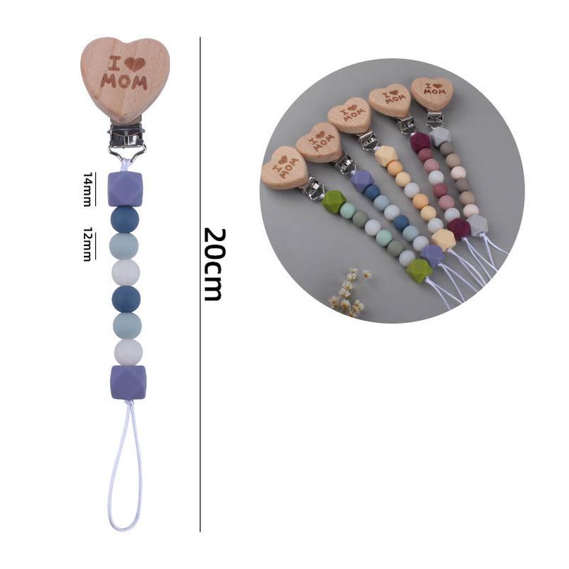 Pacifier Holders Clips Baby Weaning Teething Natural Wooden Infant Products Beech Soothebaby Silicone Beads Bite Pacifiers Chain E20635
Pacifier Holders Clips Baby Weaning Teething Natural Wooden Infant Products Beech Soothebaby Silicone Beads Bite Pacifiers Chain E20635