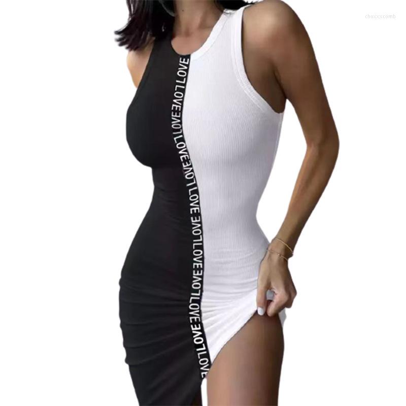 Casual Dresses 2022 Summer Pit Strip Contrast Color LOVE Webbing Vest Dress Slim Sexy Hip Women' Two-color Stitching Mini Skirt, Sky blue
Casual Dresses 2022 Summer Pit Strip Contrast Color LOVE Webbing Vest Dress Slim Sexy Hip Women' Two-color Stitching Mini Skirt, Sky blue