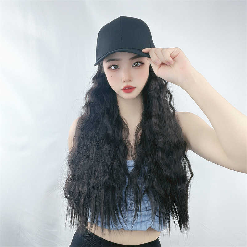 Women's Hair Wigs Lace Synthetic Tiktok Live Wig Long Hair Wool Net Red Hat Kwai Girl Natural Summer Hair., Black
Women's Hair Wigs Lace Synthetic Tiktok Live Wig Long Hair Wool Net Red Hat Kwai Girl Natural Summer Hair., Black