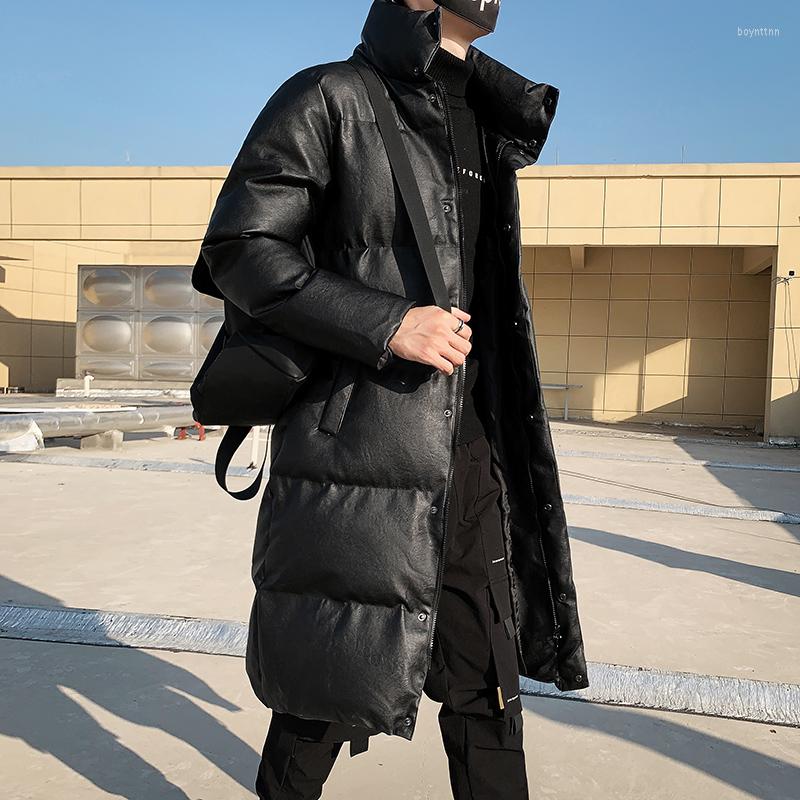 Men's Down Winter Long Black Thick Warm Parka Coat Stand Collar Loose Faux PU Material Outwear C4
Men's Down Winter Long Black Thick Warm Parka Coat Stand Collar Loose Faux PU Material Outwear C4