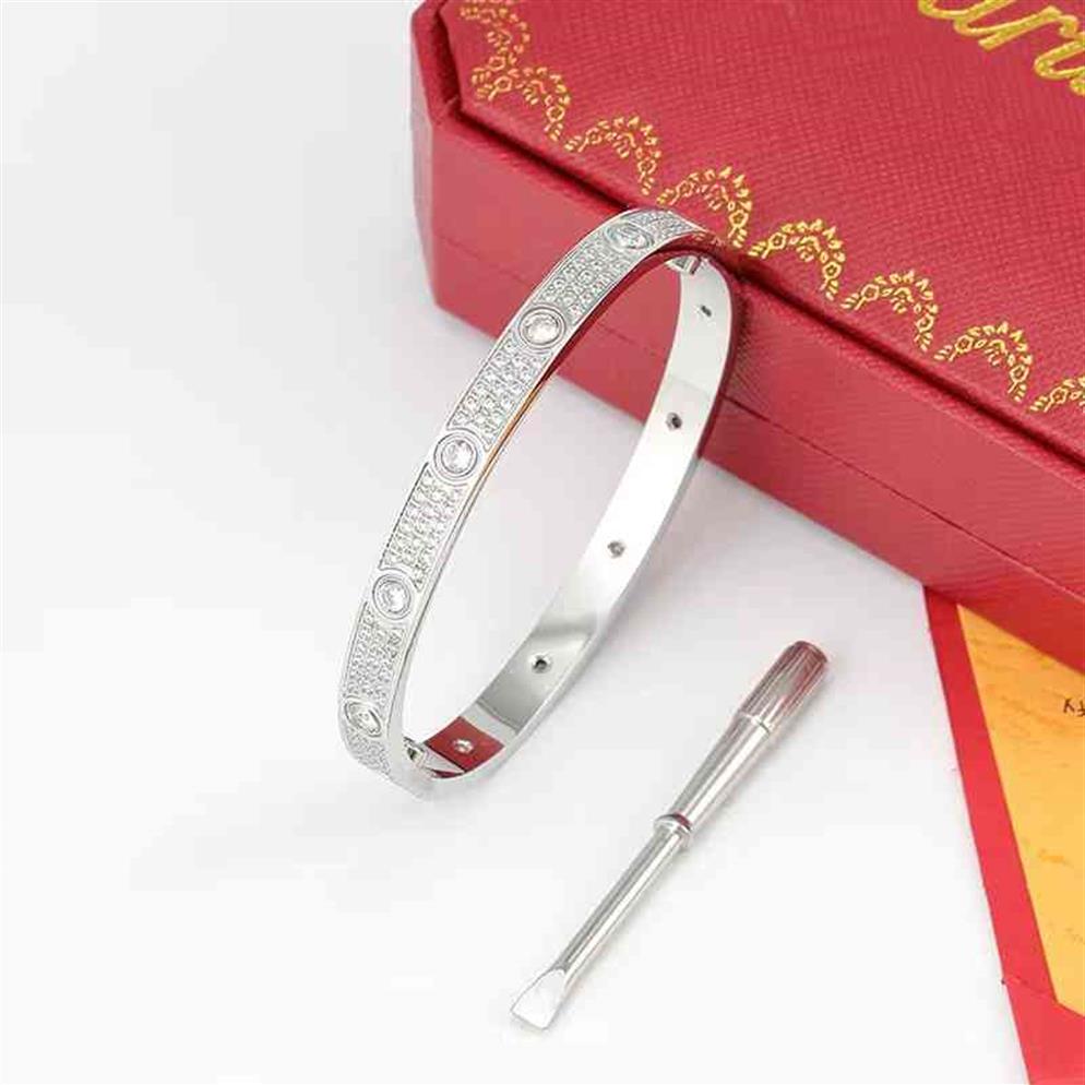 Designer Charm Bracelet Luxury Bangle Fashion Jewelry Stainless Steel 18k Gold Plated Whole Christmas Diamond Love Wedding288G
Designer Charm Bracelet Luxury Bangle Fashion Jewelry Stainless Steel 18k Gold Plated Whole Christmas Diamond Love Wedding288G