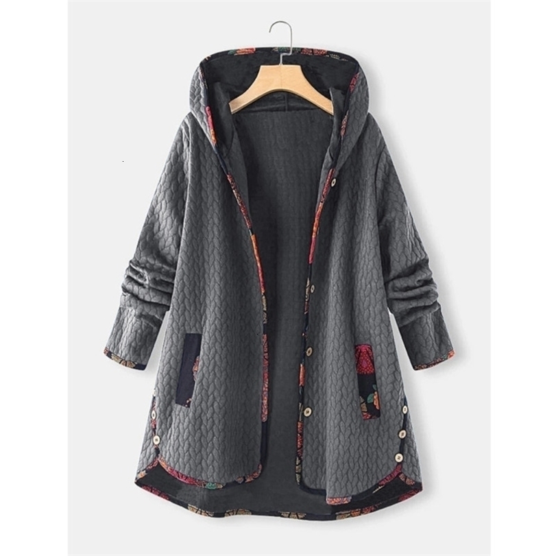Womens Wool Blends Autumn And Winter Hooded Cotton Padded Jacket Loose Printed Long Sleeve For Women Qn 221113, Gray
Womens Wool Blends Autumn And Winter Hooded Cotton Padded Jacket Loose Printed Long Sleeve For Women Qn 221113, Gray