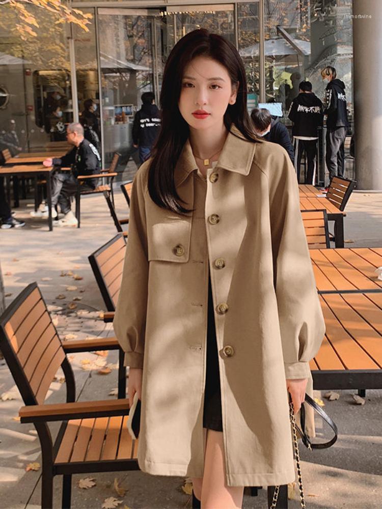Women's Trench Coats Xgoth Spring Autumn Windbreaker Coat Women's Mid-length 2022 Korean Casual Jacket British Style Elegant, Khaki
Women's Trench Coats Xgoth Spring Autumn Windbreaker Coat Women's Mid-length 2022 Korean Casual Jacket British Style Elegant, Khaki