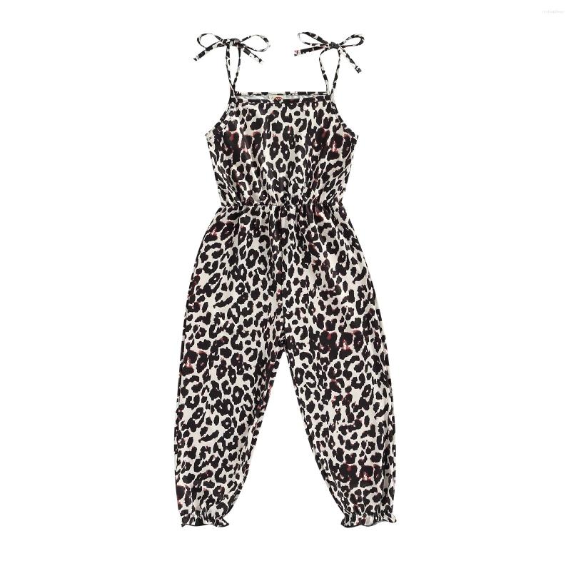 Clothing Sets Kids Jumpsuit Baby Girls Leopard Print Sleeveless Tie-Up Long Romper Streetwear For Summer 1-6 Years, Picture shown
Clothing Sets Kids Jumpsuit Baby Girls Leopard Print Sleeveless Tie-Up Long Romper Streetwear For Summer 1-6 Years, Picture shown