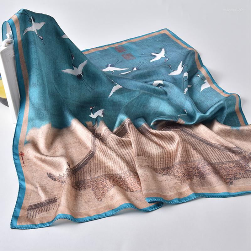 Scarves Silk Scarf Women Printed Design Classic Square 106 106cm Handmade Hemming Elegant Neckerchief Fashion
Scarves Silk Scarf Women Printed Design Classic Square 106 106cm Handmade Hemming Elegant Neckerchief Fashion