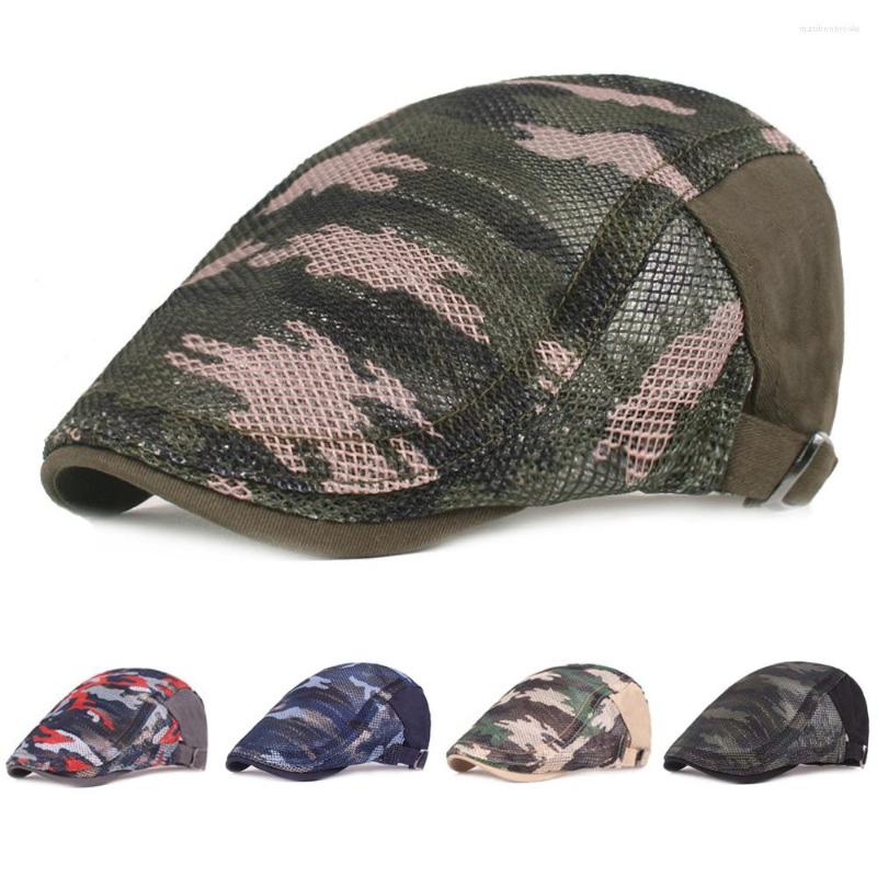 Berets Men Women Hat Camouflage Mesh Breathable Golf Driving Sboy Caps HATCS0400, Black
Berets Men Women Hat Camouflage Mesh Breathable Golf Driving Sboy Caps HATCS0400, Black
