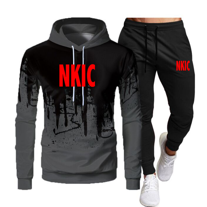 Sets Tracksuit Men Autumn Winter Hooded Sweatshirt Drawstring Outfit Sportswear 2023 Male Suit Pullover Two Piece Set Casual
Sets Tracksuit Men Autumn Winter Hooded Sweatshirt Drawstring Outfit Sportswear 2023 Male Suit Pullover Two Piece Set Casual