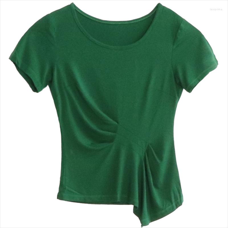 Stage Wear Slim-fit Dance Costumes Adult Women Performance Clothing Pleated Designed Blouse Training Modal Top, Black
Stage Wear Slim-fit Dance Costumes Adult Women Performance Clothing Pleated Designed Blouse Training Modal Top, Black