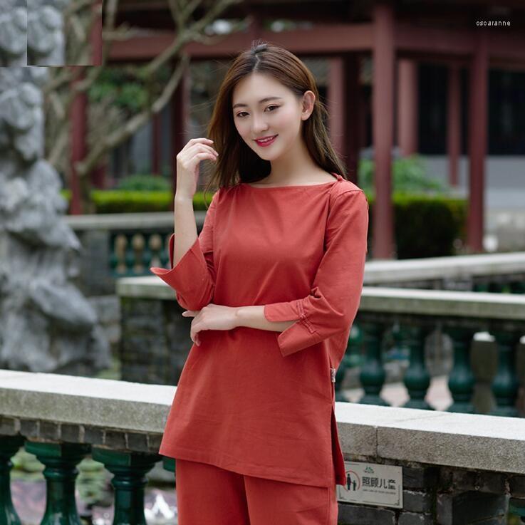 Ethnic Clothing Women's Cotton Chinese Retro Hand Drawn Meditation Casual Kungfu Tai Chi Group Comfortable Pajamas
Ethnic Clothing Women's Cotton Chinese Retro Hand Drawn Meditation Casual Kungfu Tai Chi Group Comfortable Pajamas