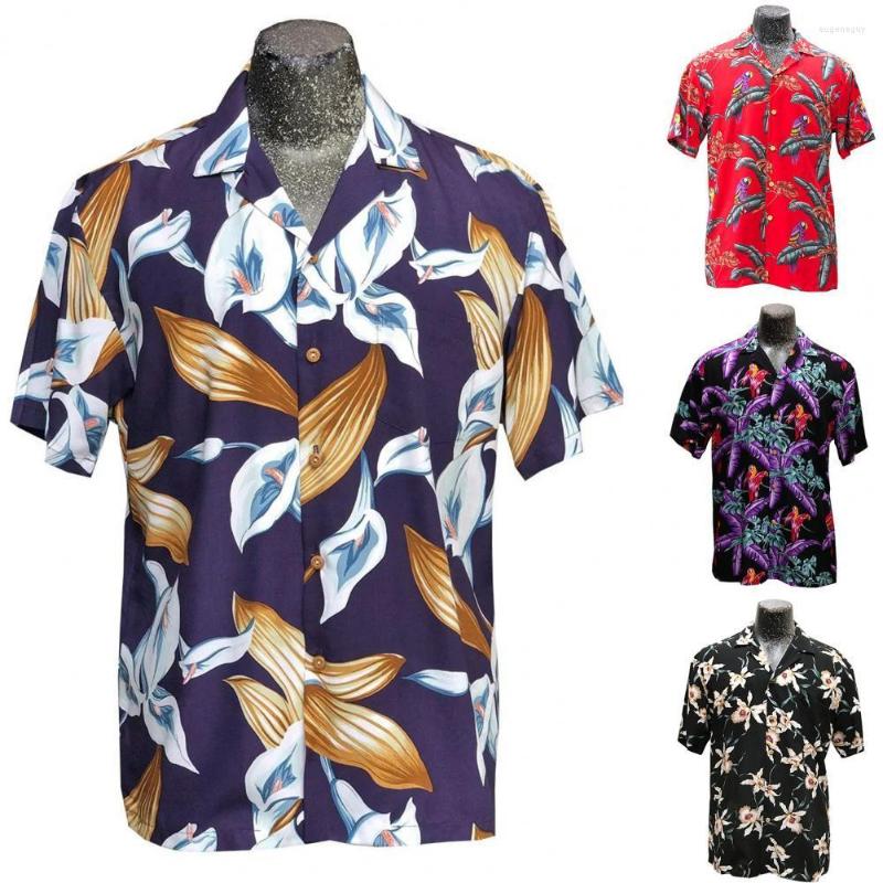 Men' Casual Shirts Fashion Men Hawaiian Style Turn-down Collar Shirt Tee Vibrant Color Fade-Resistant
Men' Casual Shirts Fashion Men Hawaiian Style Turn-down Collar Shirt Tee Vibrant Color Fade-Resistant