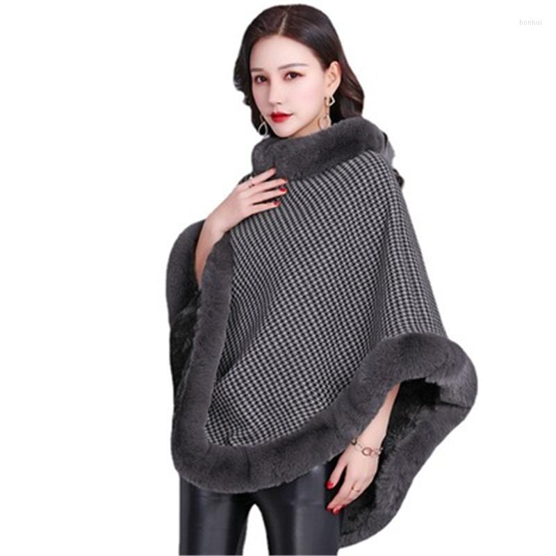 Women's Fur Autumn Winter Women's Shawl Cloak Faux Coats Female Jackets Plaid Loose Oversize Lady Clothes Trendy Cape, Black
Women's Fur Autumn Winter Women's Shawl Cloak Faux Coats Female Jackets Plaid Loose Oversize Lady Clothes Trendy Cape, Black