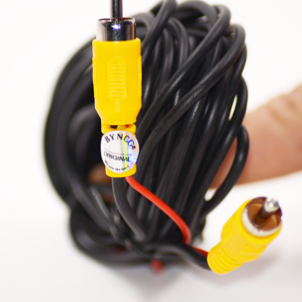 New Wire Cable RCA Video Cable 10M for Rear View Camera 10 15 20M RCA Video Cable Car Reverse Rear View Parking Camera