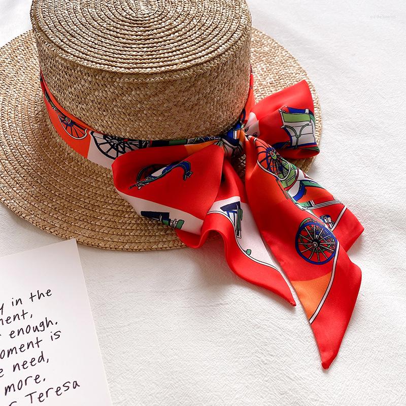 Scarves KOI LEAPING Aesthetic Printing Long Silk Scarf Female Literary Carriage Decorative Headband Tie Wrist Strap Bag Belt
Scarves KOI LEAPING Aesthetic Printing Long Silk Scarf Female Literary Carriage Decorative Headband Tie Wrist Strap Bag Belt