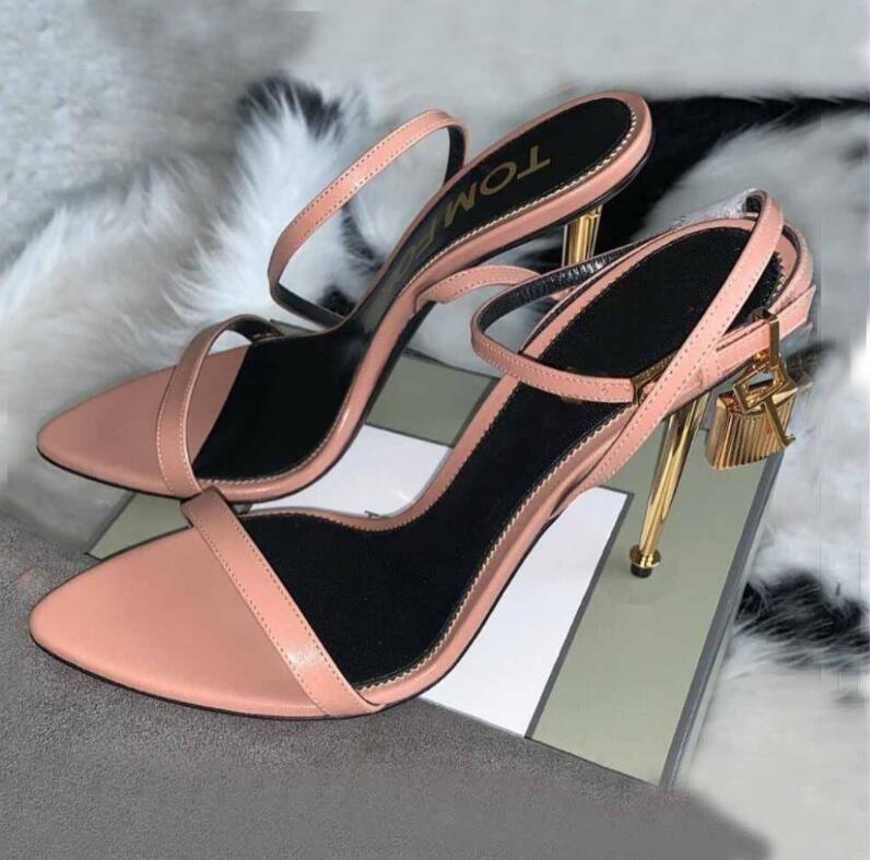 Woman Sandals High Heels Sandal Luxury Brands Tom-Fords-Sandal Nude Shiny Leather Padlock Pointy Toe Naked 105Mm Ankle Strap With Box 35-43, 15
Woman Sandals High Heels Sandal Luxury Brands Tom-Fords-Sandal Nude Shiny Leather Padlock Pointy Toe Naked 105Mm Ankle Strap With Box 35-43, 15