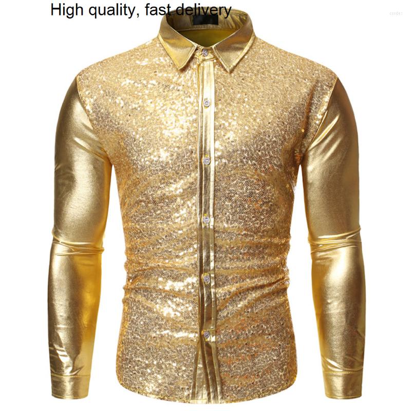 Men's Casual Shirts Fashion Street For Man European Size Mens Dance Shirt Sequined Bronzing Wear Night Club Summer Topwear Male, Black
Men's Casual Shirts Fashion Street For Man European Size Mens Dance Shirt Sequined Bronzing Wear Night Club Summer Topwear Male, Black