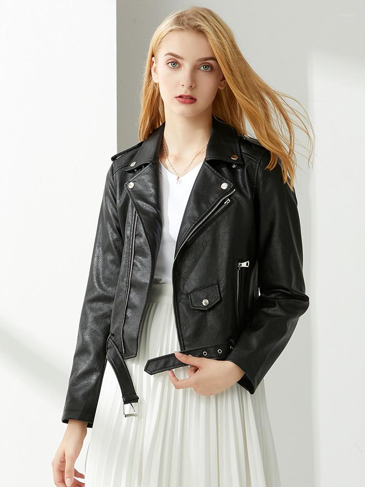 Women's Leather Streetwear Women Slim Pu Faux Soft Short Jacket With Belt Moto Biker Female Zipper Coat Ladies Classic Outwear, Yellow
Women's Leather Streetwear Women Slim Pu Faux Soft Short Jacket With Belt Moto Biker Female Zipper Coat Ladies Classic Outwear, Yellow