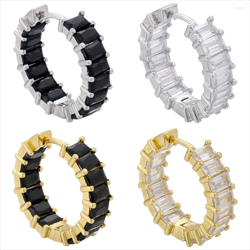 Hoop Earrings Trend Gold Color Small For Women CZ Geometric Square Black Zircon Fashion Earring Party Jewelry
Hoop Earrings Trend Gold Color Small For Women CZ Geometric Square Black Zircon Fashion Earring Party Jewelry