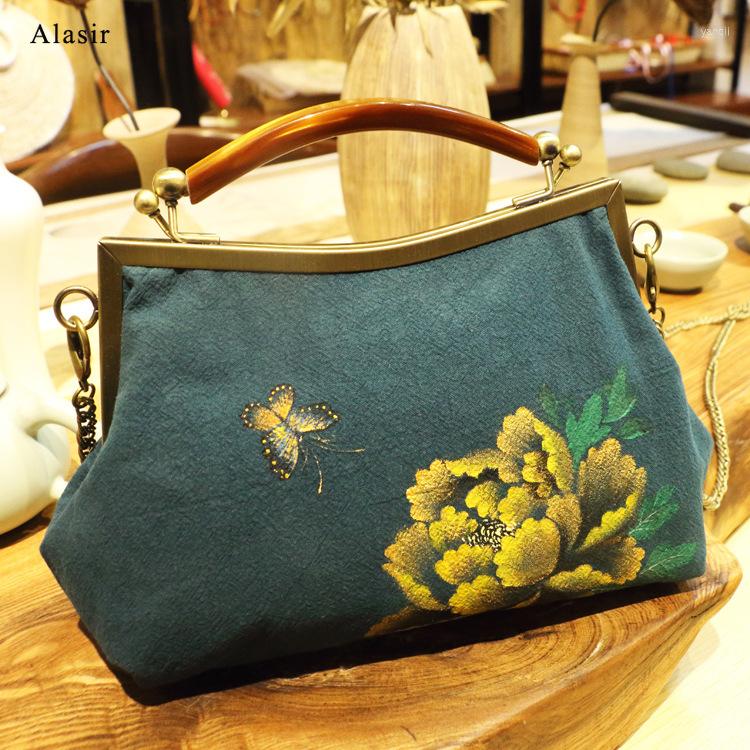 Evening Bags Alasir Ladies Retro Handbags Hand Drawn Cotton Art Chinese Style Messenger Bag Original Women Shoulder Wood Handle, Daisy
Evening Bags Alasir Ladies Retro Handbags Hand Drawn Cotton Art Chinese Style Messenger Bag Original Women Shoulder Wood Handle, Daisy