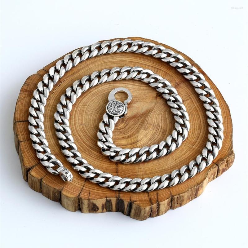 Chains 9mm Buddha Men Chain Necklace 925 Sterling Silver Color Buddhist Heart Sutra Big Thick Gift Thai Jewelry
Chains 9mm Buddha Men Chain Necklace 925 Sterling Silver Color Buddhist Heart Sutra Big Thick Gift Thai Jewelry