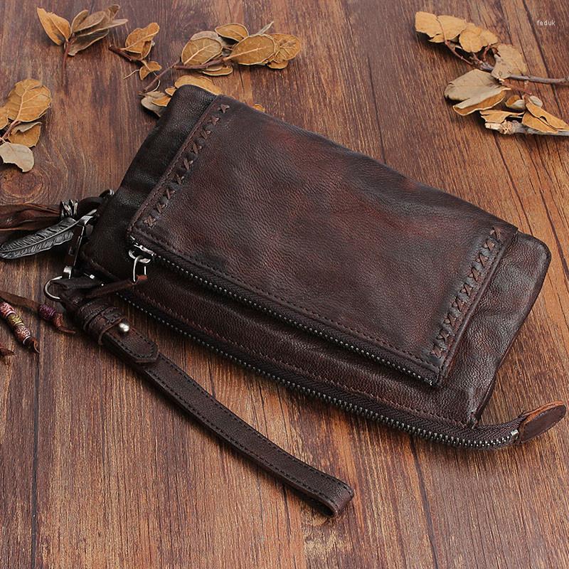 Wallets Retro Fashion Natural Genuine Leather Ladies Large-capacity Tassel Clutch Bag Simple Casual Men's Long Wallet Mobile Phone, Black
Wallets Retro Fashion Natural Genuine Leather Ladies Large-capacity Tassel Clutch Bag Simple Casual Men's Long Wallet Mobile Phone, Black