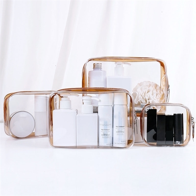 Cosmetic Bags Cases 1PC Women Travel Clear Makeup Bag Organizer Transparent PVC Beauty Toiletry Make Up Pouch Wash Storage 221114, White
Cosmetic Bags Cases 1PC Women Travel Clear Makeup Bag Organizer Transparent PVC Beauty Toiletry Make Up Pouch Wash Storage 221114, White