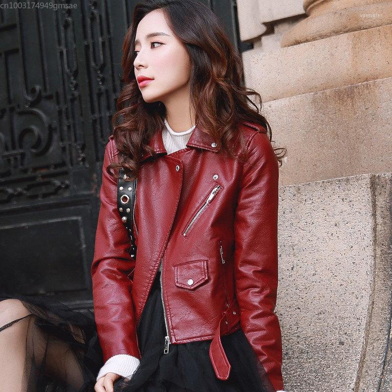 Women' Leather Winter Autumn 2022 Motorcycle Jacket Female PU Short Fashion Jacket. Burgundy Red Jackets, Pink
Women' Leather Winter Autumn 2022 Motorcycle Jacket Female PU Short Fashion Jacket. Burgundy Red Jackets, Pink