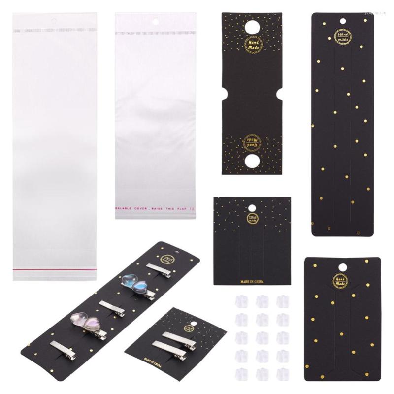 Jewelry Pouches 80pcs 4 Style Rectangle Cardboard Display Cards Hair Clip With Plastic Ear Nuts & OPP Cellophane Bags
Jewelry Pouches 80pcs 4 Style Rectangle Cardboard Display Cards Hair Clip With Plastic Ear Nuts & OPP Cellophane Bags