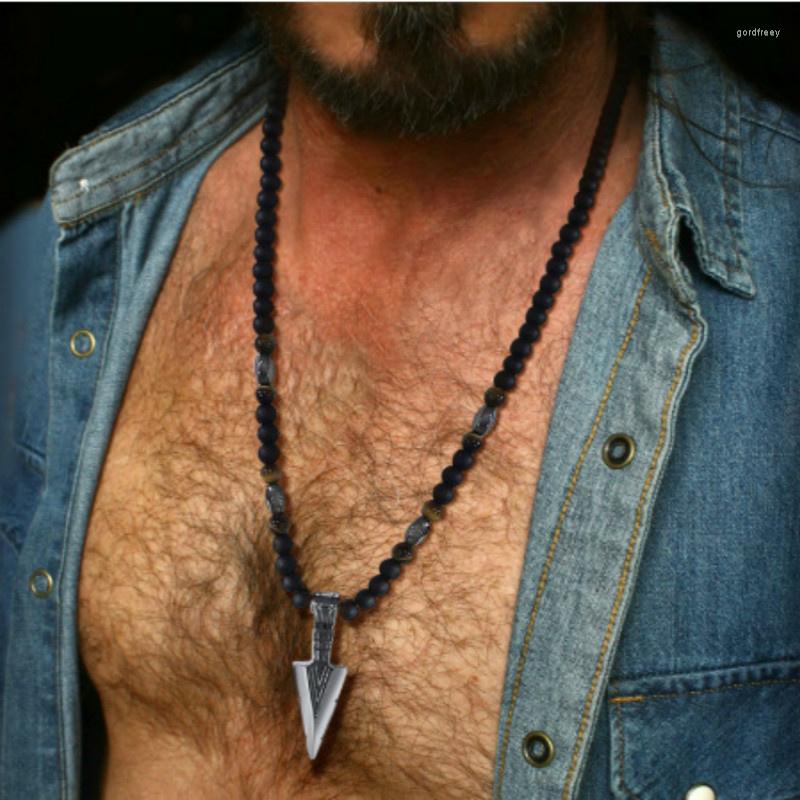 Pendant Necklaces 2022 Fashion Arrow Men Necklace Handmade 6mm Matte Stone Bead For Jewelry Gift
Pendant Necklaces 2022 Fashion Arrow Men Necklace Handmade 6mm Matte Stone Bead For Jewelry Gift