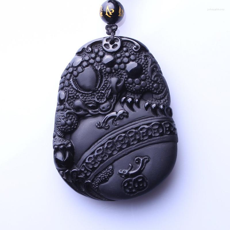 Pendant Necklaces Natural Black Obsidian Pixiu Men Women Money Come Jade Necklace With Adjustable Chain Lucky Amulet Jewelry
Pendant Necklaces Natural Black Obsidian Pixiu Men Women Money Come Jade Necklace With Adjustable Chain Lucky Amulet Jewelry