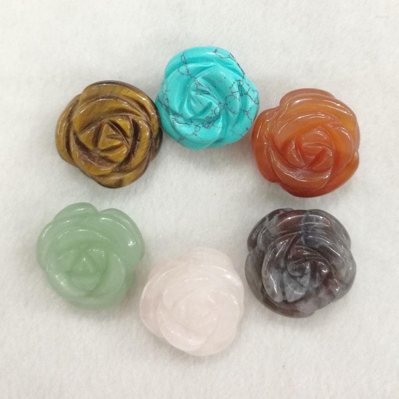 Pendant Necklaces Rose Natural Stone Pendants Necklace For Jewelry Making Diy Charms Onyx Tiger Eye 6pcs/lot Wholesale Fashion
Pendant Necklaces Rose Natural Stone Pendants Necklace For Jewelry Making Diy Charms Onyx Tiger Eye 6pcs/lot Wholesale Fashion
