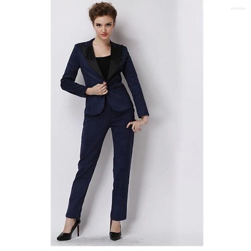 Women's Two Piece Pants Women Pant Suits Navy OL Style Long Sleeves Suit Formal Business Slim For Autumn Spring Ladies Trouser Female, Picture style
Women's Two Piece Pants Women Pant Suits Navy OL Style Long Sleeves Suit Formal Business Slim For Autumn Spring Ladies Trouser Female, Picture style