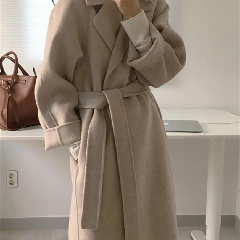 Womens Wool Blends Aachoae Women Elegant Long Coat With Belt Solid Color Sleeve Chic Outerwear Ladies Drop Shoulder Overcoat 221113, Light gray
Womens Wool Blends Aachoae Women Elegant Long Coat With Belt Solid Color Sleeve Chic Outerwear Ladies Drop Shoulder Overcoat 221113, Light gray