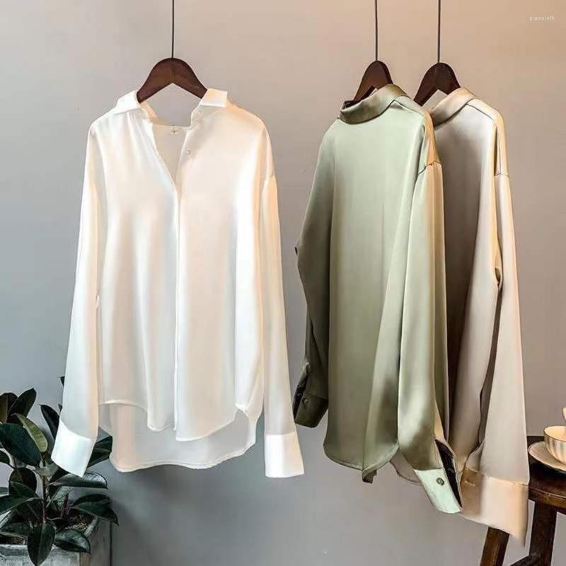 Women's Blouses Office Shirt Turn-down Collar Solid Color Anti-pilling Female Ladies Long Sleeve Top, White
Women's Blouses Office Shirt Turn-down Collar Solid Color Anti-pilling Female Ladies Long Sleeve Top, White