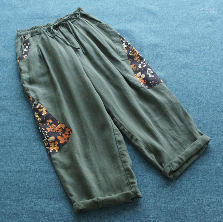 Women's Pants Women's & Capris Women Cotton Linen Elastic Waist Patchwork 2022 Spring Summer Loose Pockets Harem Big Size Trousers, Black
Women's Pants Women's & Capris Women Cotton Linen Elastic Waist Patchwork 2022 Spring Summer Loose Pockets Harem Big Size Trousers, Black