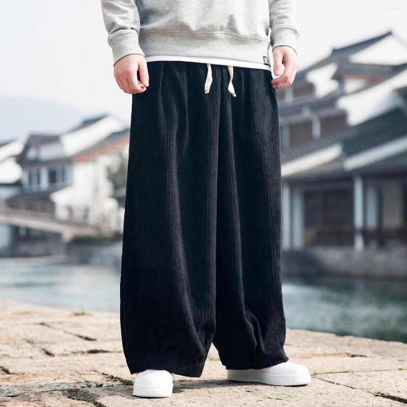 Men's Pants Chinese Retro Plus Size Loose Casual Trousers Ethnic Style Corduroy Harem Men Clothing Harajuku Oversized Bloomers Male, Black
Men's Pants Chinese Retro Plus Size Loose Casual Trousers Ethnic Style Corduroy Harem Men Clothing Harajuku Oversized Bloomers Male, Black
