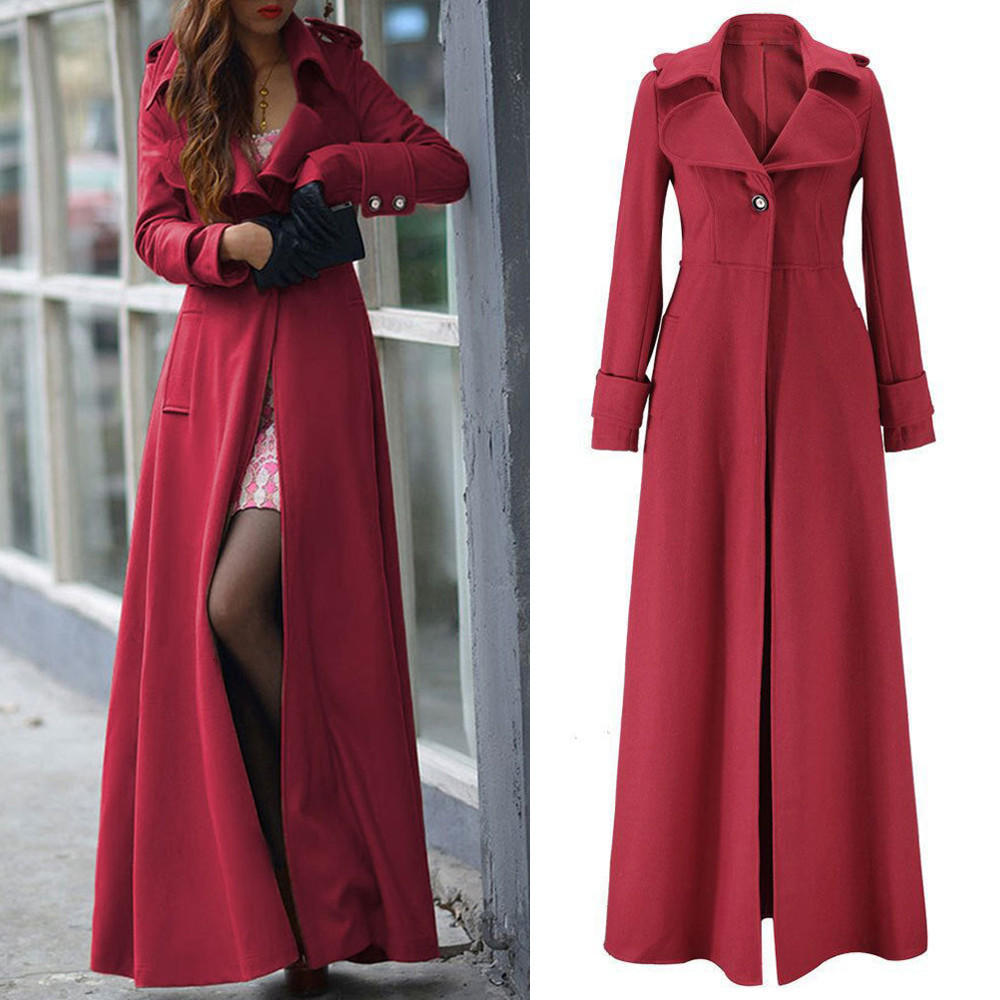 Women's Trench Coats Winter Lapel Slim Parka Overcoat Trench Jacket Womens Elegant Long Coat Outwear Material Button Decoration 221111, Wine red
Women's Trench Coats Winter Lapel Slim Parka Overcoat Trench Jacket Womens Elegant Long Coat Outwear Material Button Decoration 221111, Wine red