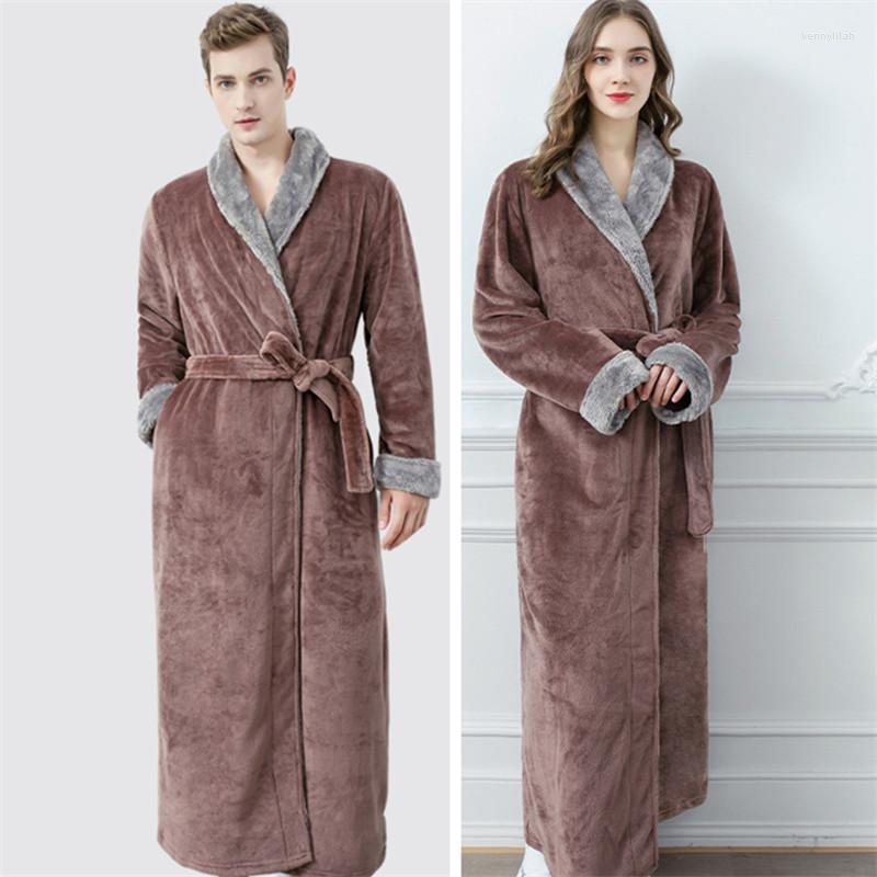 Men's Sleepwear Autumn Winter Long Couple's Dressing Gown Warm Flannel Bath Belt Robes Night Women Men Kimono Turn Down Collar, Men navy
Men's Sleepwear Autumn Winter Long Couple's Dressing Gown Warm Flannel Bath Belt Robes Night Women Men Kimono Turn Down Collar, Men navy