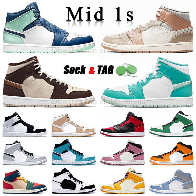 Jumpman 1 Mid Milan Basketbal Shoes New Fashion Mids 1s Marine Green Mint University Blue Smoke Gery Purple Pulse Split Black and White Multicolor Yellow Toe Sneakers, M17 36-46 mid multi-color
Jumpman 1 Mid Milan Basketbal Shoes New Fashion Mids 1s Marine Green Mint University Blue Smoke Gery Purple Pulse Split Black and White Multicolor Yellow Toe Sneakers, M17 36-46 mid multi-color