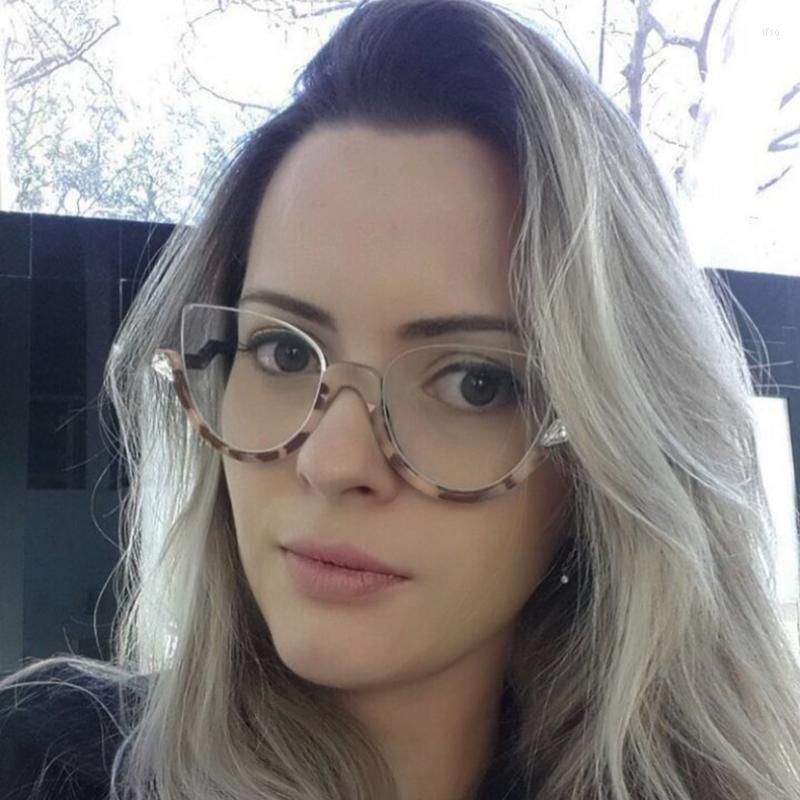 Sunglasses Half Frame Retro Fashion Trend Blue Light Blocking Glasses Clear Women Bluelight
Sunglasses Half Frame Retro Fashion Trend Blue Light Blocking Glasses Clear Women Bluelight